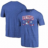 New York Rangers Fanatics Branded Blue Line Shift Tri Blend T-Shirt